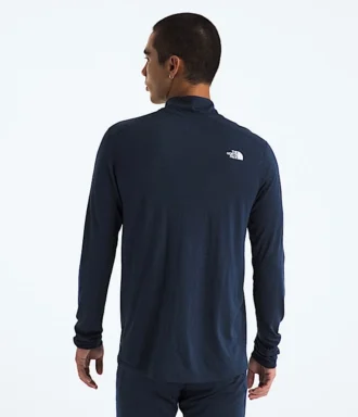 TNF X Smartwool Tricou cu mânecă lungă și fermoar pe jumătate pentru bărbați, din amestec de lână merino 150 TNF X Smartwool Tricou cu mânecă lungă și fermoar pe jumătate pentru bărbați, din amestec de lână merino 150