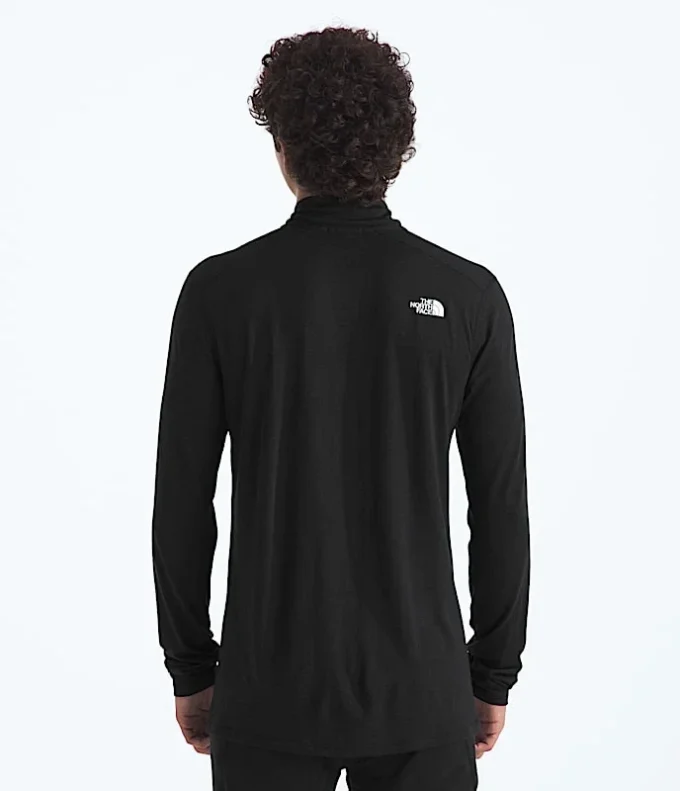 TNF X Smartwool Tricou cu mânecă lungă și fermoar pe jumătate pentru bărbați, din amestec de lână merino 150 TNF X Smartwool Tricou cu mânecă lungă și fermoar pe jumătate pentru bărbați, din amestec de lână merino 150