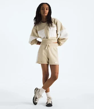 Tricou cropped oversized din bumbac pentru femei