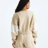 Tricou cropped oversized din bumbac pentru femei Tricou cropped oversized din bumbac pentru femei