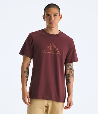 Tricou cu mânecă scurtă Evolution Mtn Base pentru bărbați — Grafică