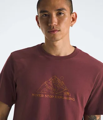 Tricou cu mânecă scurtă Evolution Mtn Base pentru bărbați — Grafică
