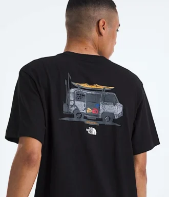 Tricou cu mânecă scurtă pentru bărbați Evolution Van Life — Grafică