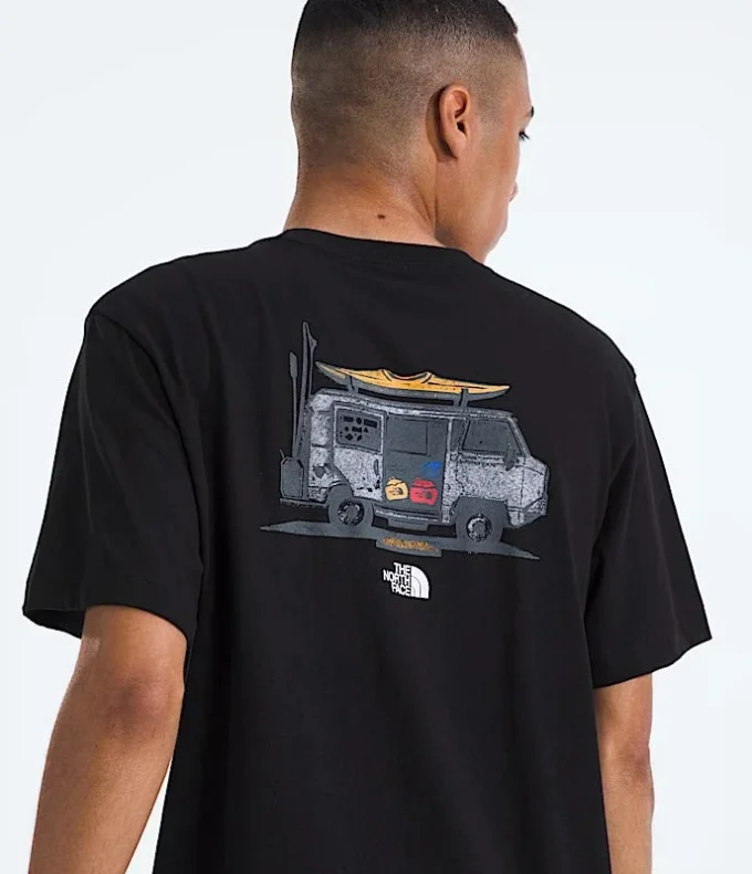 Tricou cu mânecă scurtă pentru bărbați Evolution Van Life — Grafică Tricou cu mânecă scurtă pentru bărbați Evolution Van Life — Grafică