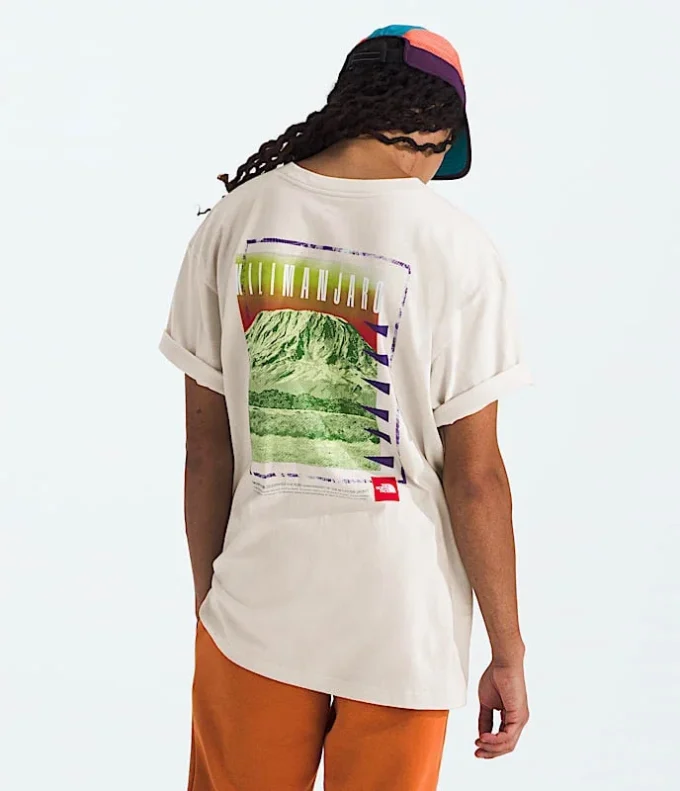 Tricou cu mânecă scurtă pentru bărbați TNF Red Box Kilimanjaro Heavyweight Tricou cu mânecă scurtă pentru bărbați TNF Red Box Kilimanjaro Heavyweight