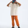 Tricou cu mânecă scurtă pentru bărbați TNF Red Box Kilimanjaro Heavyweight Tricou cu mânecă scurtă pentru bărbați TNF Red Box Kilimanjaro Heavyweight