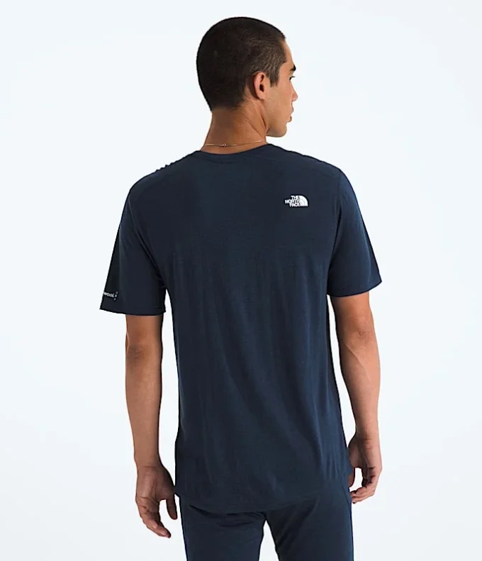 Tricou cu mânecă scurtă TNF X Smartwool pentru bărbați, din amestec de lână merino 150 Tricou cu mânecă scurtă TNF X Smartwool pentru bărbați, din amestec de lână merino 150