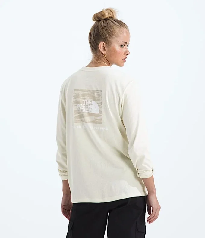 Tricou cu mâneci lungi Evolution Box NSE Fill Light pentru femei — Grafică