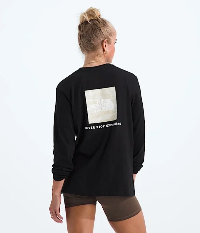 Tricou cu mâneci lungi Evolution Box NSE Fill Light pentru femei — Grafică