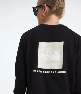Tricou cu mâneci lungi Evolution Box NSE Fill Light pentru femei — Grafică