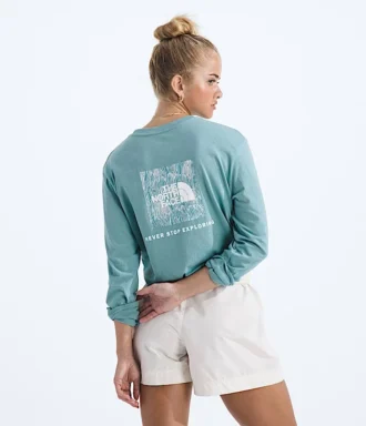 Tricou cu mâneci lungi Evolution Box NSE Fill pentru femei — Grafică
