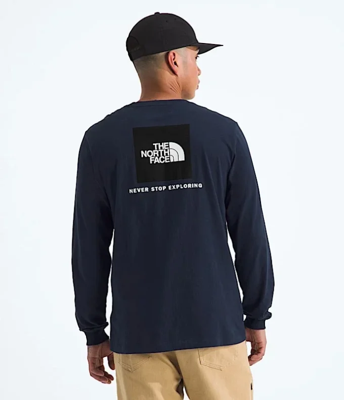 Tricou cu mâneci lungi Evolution Box NSE Regular pentru bărbați Tricou cu mâneci lungi Evolution Box NSE Regular pentru bărbați