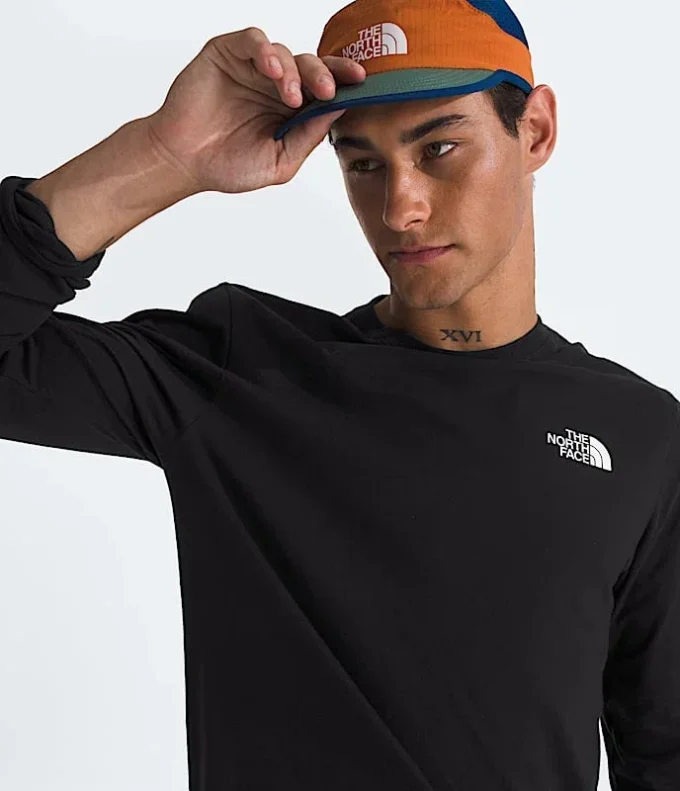 Tricou cu mâneci lungi Evolution Box NSE Regular pentru bărbați Tricou cu mâneci lungi Evolution Box NSE Regular pentru bărbați