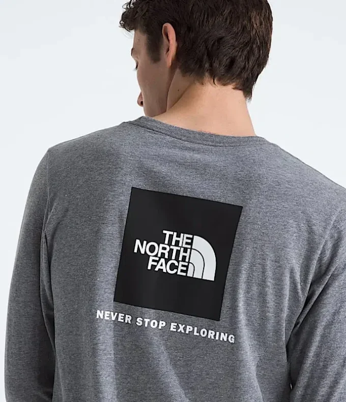 Tricou cu mâneci lungi Evolution Box NSE Regular pentru bărbați Tricou cu mâneci lungi Evolution Box NSE Regular pentru bărbați