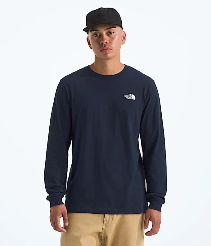 Tricou cu mâneci lungi Evolution Box NSE Regular pentru bărbați Tricou cu mâneci lungi Evolution Box NSE Regular pentru bărbați