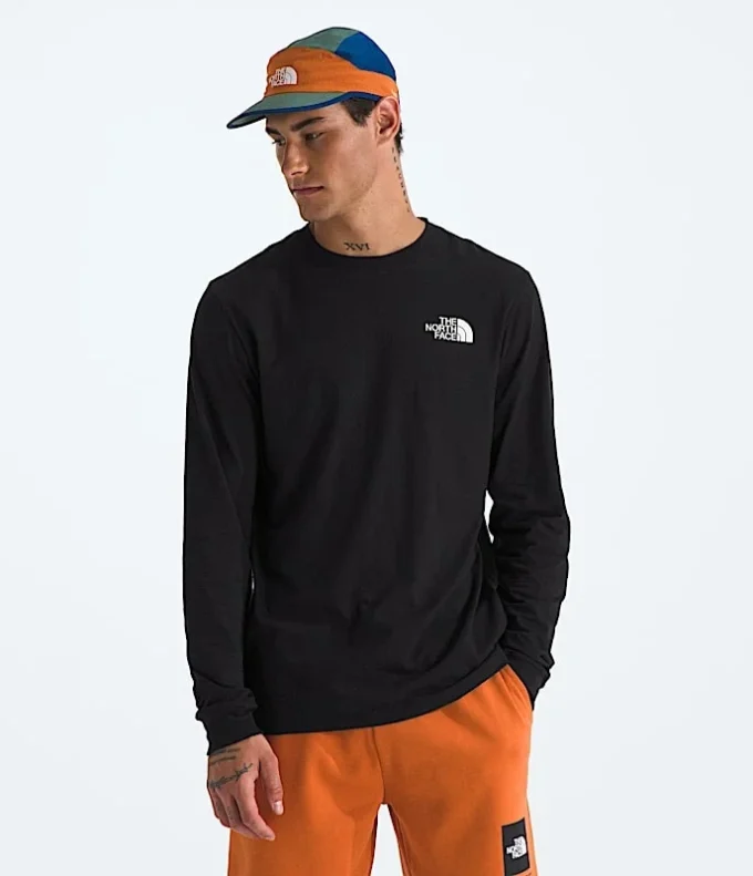 Tricou cu mâneci lungi Evolution Box NSE Regular pentru bărbați Tricou cu mâneci lungi Evolution Box NSE Regular pentru bărbați