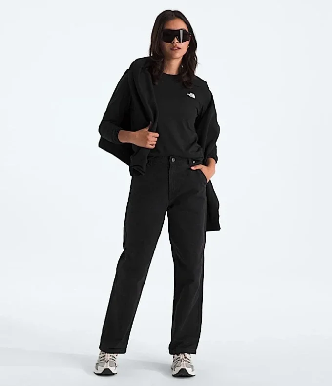 Tricou cu mâneci lungi și croi simplu pentru femei Tricou cu mâneci lungi și croi simplu pentru femei