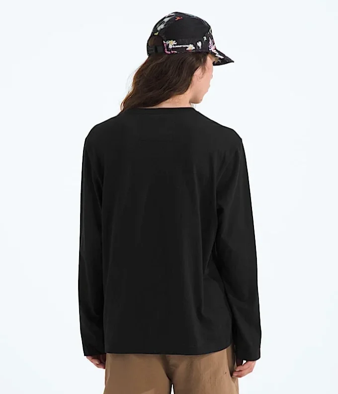 Tricou cu mâneci lungi TNF™ Essential Simple Dome Relaxed pentru bărbați Tricou cu mâneci lungi TNF™ Essential Simple Dome Relaxed pentru bărbați