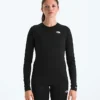 Tricou cu mâneci lungi TNF X Smartwool pentru femei, din amestec de lână merino 150 Tricou cu mâneci lungi TNF X Smartwool pentru femei, din amestec de lână merino 150