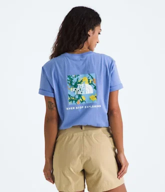 Tricou cu mâneci scurte Core Flower Power Box NSE pentru femei