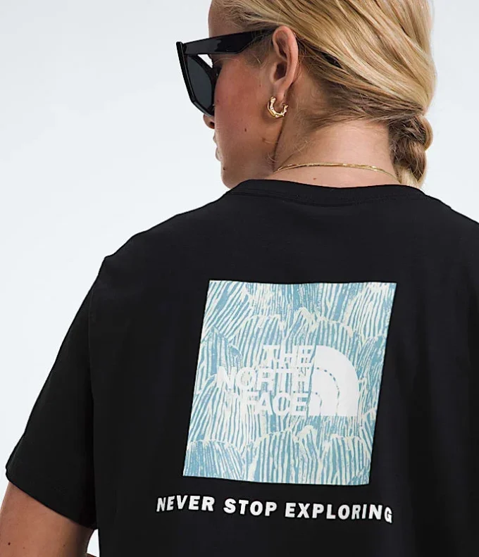 Tricou cu mâneci scurte Evolution Box NSE Fill pentru femei — Grafică