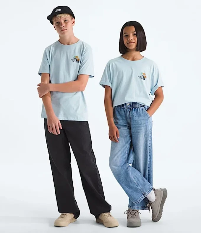 Tricou cu mâneci scurte Evolution Flora pentru băieți și fete — Grafică Tricou cu mâneci scurte Evolution Flora pentru băieți și fete — Grafică