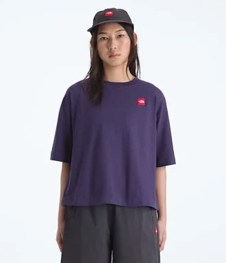 Tricou cu mâneci scurte și croi drept pentru femei TNF™ Red Box