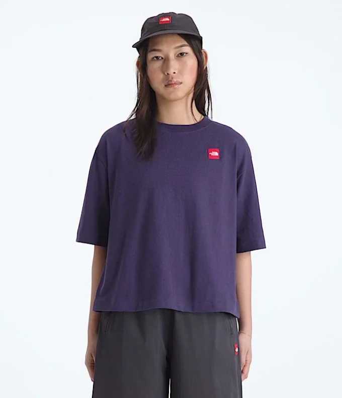 Tricou cu mâneci scurte și croi drept pentru femei TNF™ Red Box Tricou cu mâneci scurte și croi drept pentru femei TNF™ Red Box