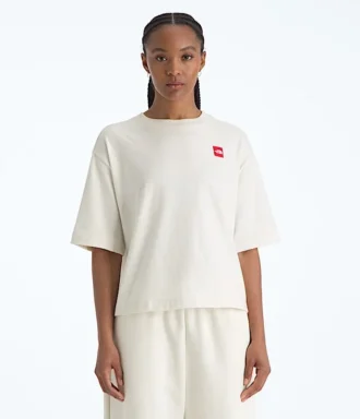 Tricou cu mâneci scurte și croi drept pentru femei TNF™ Red Box