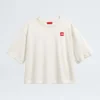 Tricou cu mâneci scurte și croi drept pentru femei TNF™ Red Box Tricou cu mâneci scurte și croi drept pentru femei TNF™ Red Box
