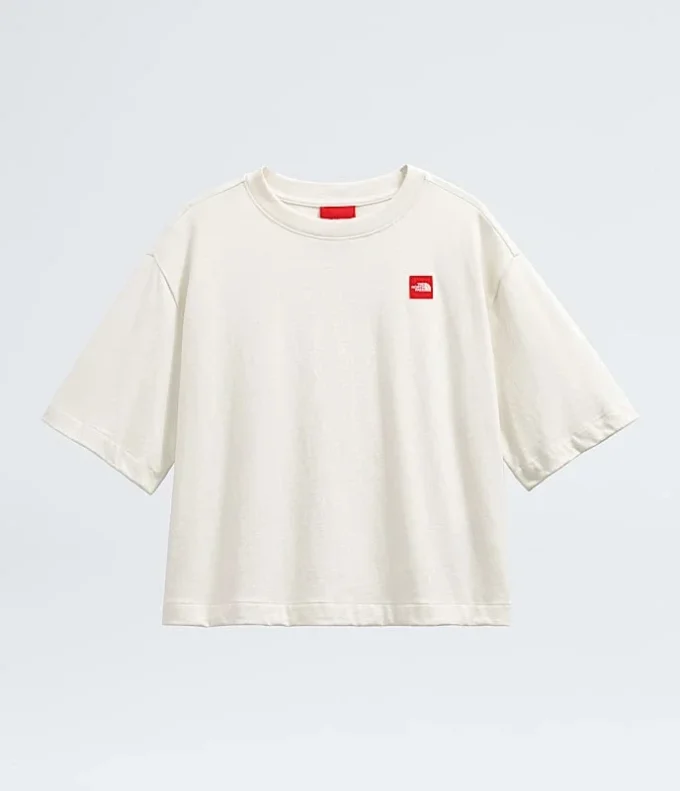 Tricou cu mâneci scurte și croi drept pentru femei TNF™ Red Box Tricou cu mâneci scurte și croi drept pentru femei TNF™ Red Box