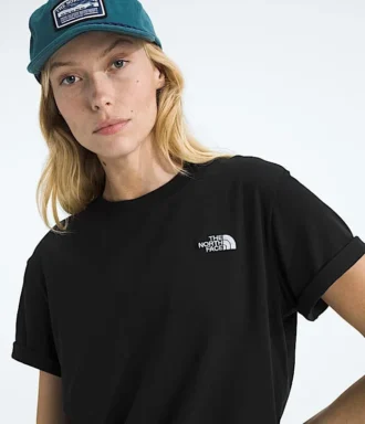 Tricou cu mâneci scurte și croi lejer Evolution Simple Dome pentru femei