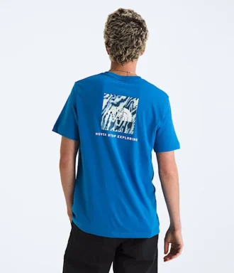 Tricou cu mâneci scurte pentru bărbați Core Wavy Lines Box NSE