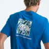 Tricou cu mâneci scurte pentru bărbați Core Wavy Lines Box NSE Tricou cu mâneci scurte pentru bărbați Core Wavy Lines Box NSE