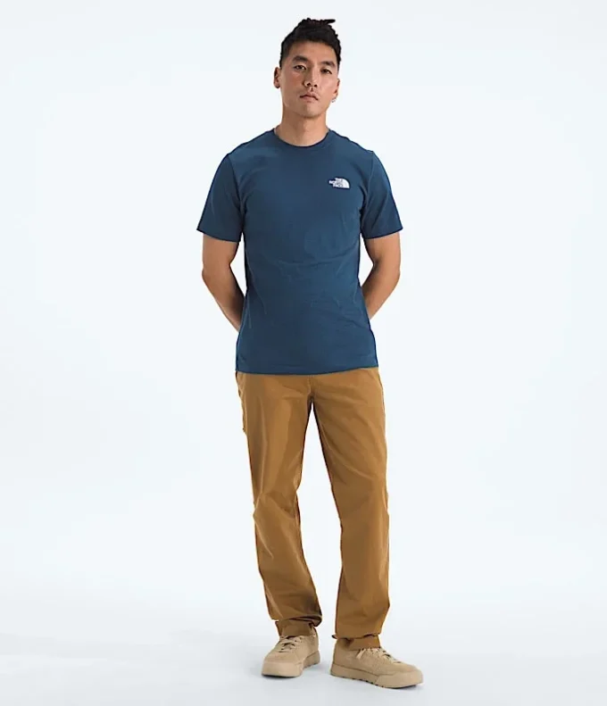 Tricou cu mâneci scurte pentru bărbați Core Wavy Lines Box NSE Tricou cu mâneci scurte pentru bărbați Core Wavy Lines Box NSE