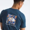 Tricou cu mâneci scurte pentru bărbați Core Wavy Lines Box NSE Tricou cu mâneci scurte pentru bărbați Core Wavy Lines Box NSE