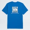 Tricou cu mâneci scurte pentru bărbați Core Wavy Lines Box NSE Tricou cu mâneci scurte pentru bărbați Core Wavy Lines Box NSE