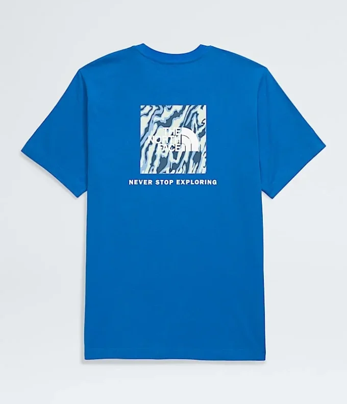 Tricou cu mâneci scurte pentru bărbați Core Wavy Lines Box NSE Tricou cu mâneci scurte pentru bărbați Core Wavy Lines Box NSE
