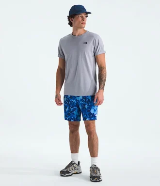 Tricou cu mâneci scurte pentru bărbați, din trei materiale Tricou cu mâneci scurte pentru bărbați, din trei materiale