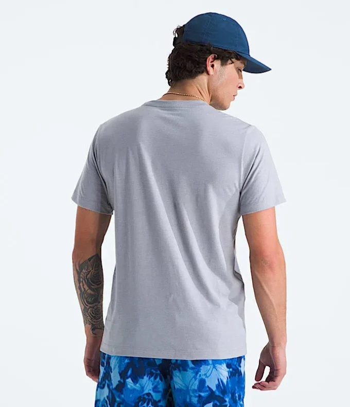 Tricou cu mâneci scurte pentru bărbați, din trei materiale Tricou cu mâneci scurte pentru bărbați, din trei materiale