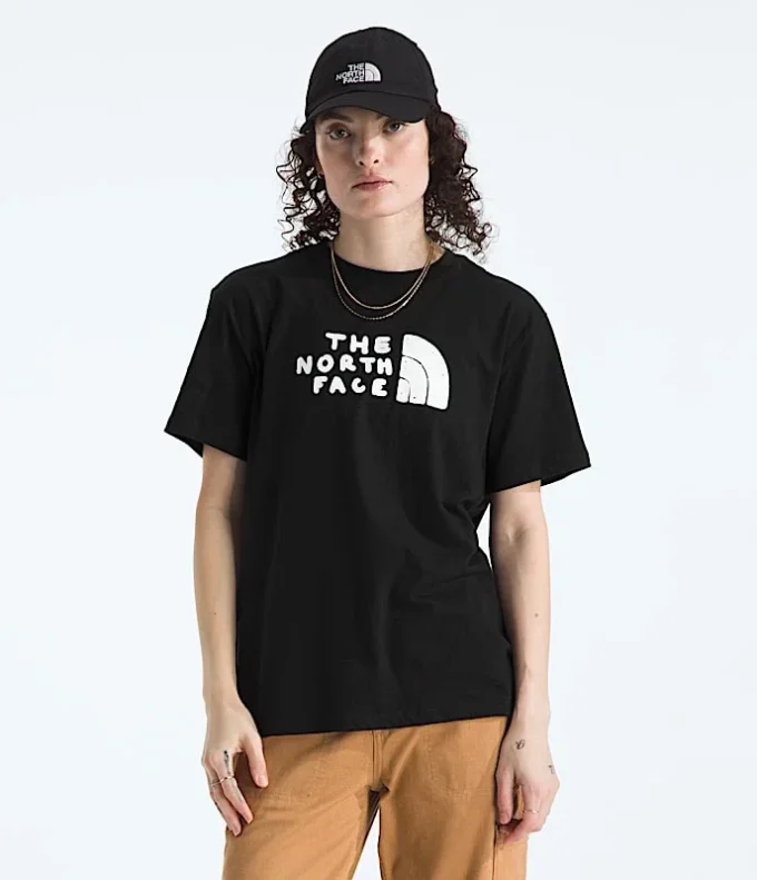 Tricou cu mâneci scurte pentru femei Evolution Sketch Logo Half Dome — Grafic Tricou cu mâneci scurte pentru femei Evolution Sketch Logo Half Dome — Grafic