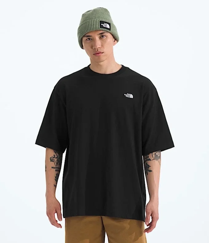Tricou cu mâneci scurte TNF™ Essential Simple Dome Oversized pentru bărbați Tricou cu mâneci scurte TNF™ Essential Simple Dome Oversized pentru bărbați