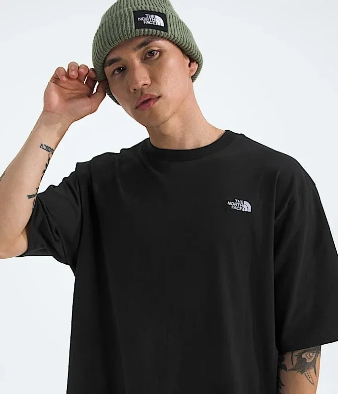 Tricou cu mâneci scurte TNF™ Essential Simple Dome Oversized pentru bărbați Tricou cu mâneci scurte TNF™ Essential Simple Dome Oversized pentru bărbați