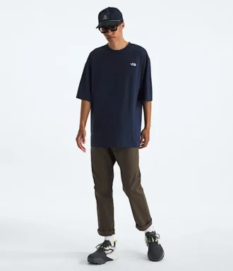 Tricou cu mâneci scurte TNF™ Essential Simple Dome Oversized pentru bărbați Tricou cu mâneci scurte TNF™ Essential Simple Dome Oversized pentru bărbați