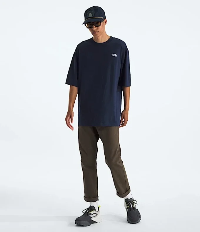Tricou cu mâneci scurte TNF™ Essential Simple Dome Oversized pentru bărbați Tricou cu mâneci scurte TNF™ Essential Simple Dome Oversized pentru bărbați