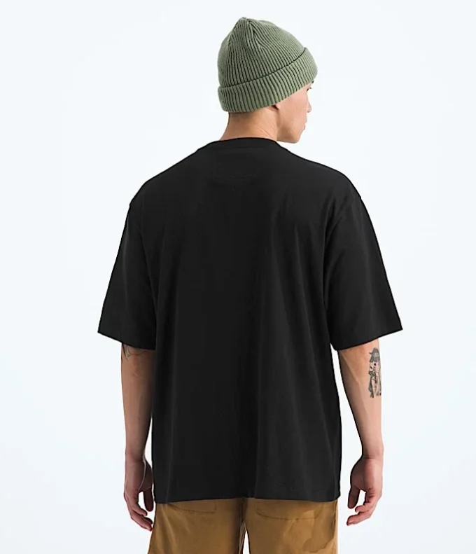 Tricou cu mâneci scurte TNF™ Essential Simple Dome Oversized pentru bărbați Tricou cu mâneci scurte TNF™ Essential Simple Dome Oversized pentru bărbați