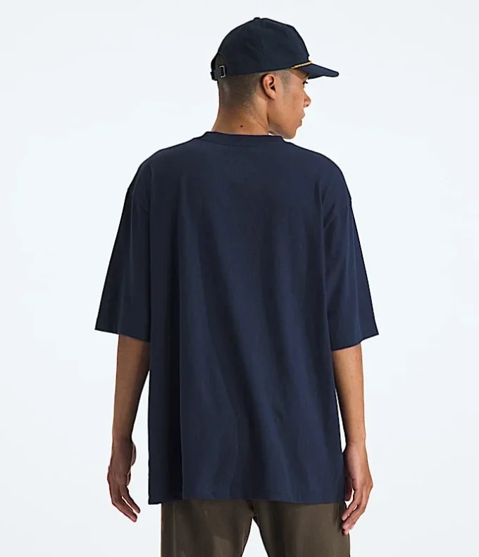 Tricou cu mâneci scurte TNF™ Essential Simple Dome Oversized pentru bărbați Tricou cu mâneci scurte TNF™ Essential Simple Dome Oversized pentru bărbați