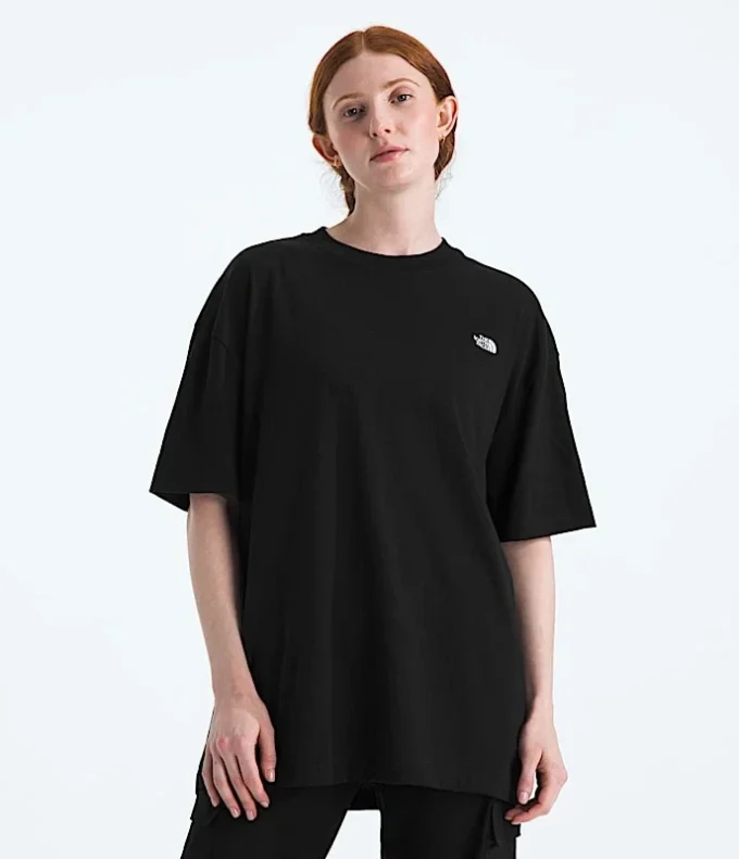 Tricou cu mâneci scurte TNF™ Essential Simple Dome Oversized pentru femei Tricou cu mâneci scurte TNF™ Essential Simple Dome Oversized pentru femei