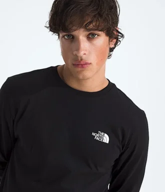Tricou simplu cu mâneci lungi pentru bărbați
