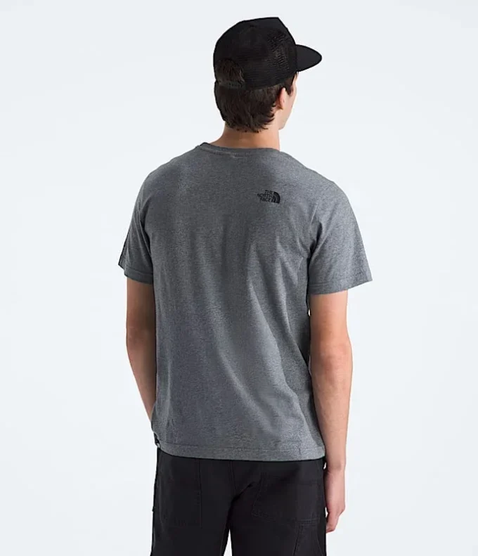 Tricou simplu cu mâneci scurte pentru bărbați